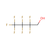2,2,3,3,4,4,4-Heptafluoro-1-butanol formula graphical representation