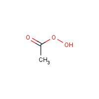 Peroxyacetic acid formula graphical representation