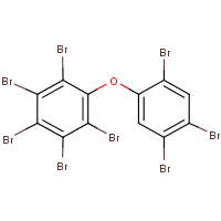 Octabromodiphenyl ethers formula graphical representation