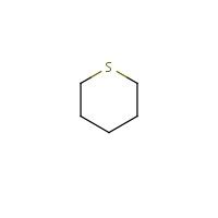 Pentamethylene sulfide formula graphical representation