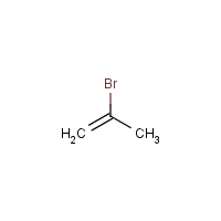 2-Bromo-1-propene formula graphical representation