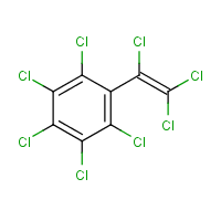 Octachlorostyrene formula graphical representation