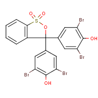 Bromophenol blue formula graphical representation