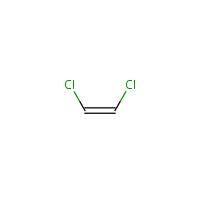 cis-1,2-Dichloroethylene formula graphical representation