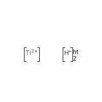 Titanium hydride formula graphical representation