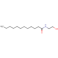 N-Lauroylethanolamine formula graphical representation