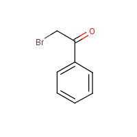 2-Bromoacetophenone formula graphical representation