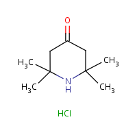 2,2,6,6-Tetramethyl-4-piperidone hydrochloride formula graphical representation