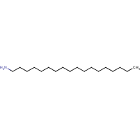Octadecylamine formula graphical representation
