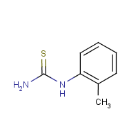 N-(2-Methylphenyl)thiourea formula graphical representation