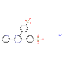 Ferrozine sodium salt formula graphical representation