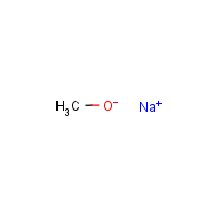 Sodium methylate formula graphical representation
