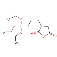 3-(Triethoxysilyl)propylsuccinic anhydride formula graphical representation