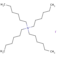 Tetrahexylammonium iodide formula graphical representation