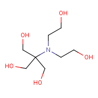 2,2-Bis(hydroxymethyl)-2,2',2"-nitrilotriethanol formula graphical representation