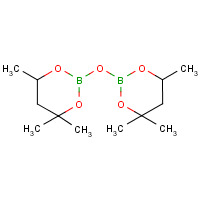 2,2'-Oxybis(4,4,6-trimethyl-1,3,2-dioxaborinane) formula graphical representation