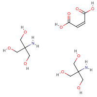 (2-Hydroxy-1,1-bis(hydroxymethyl)ethyl)ammonium hydrogen maleate formula graphical representation
