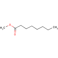 Octanoic acid, methyl ester formula graphical representation