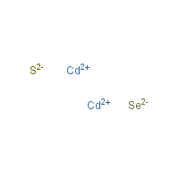 Cadmium selenide sulfide formula graphical representation