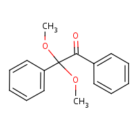 2,2-Dimethoxy-2-phenylacetophenone formula graphical representation