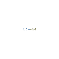 Cadmium selenide formula graphical representation