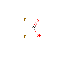 Trifluoroacetic acid formula graphical representation