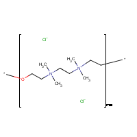 Polixetonium chloride formula graphical representation