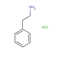 2-Phenylethylamine hydrochloride formula graphical representation