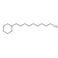 Decylcyclohexane formula graphical representation
