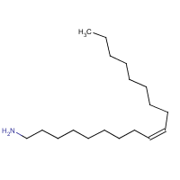 cis-9-Octadecenylamine formula graphical representation