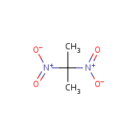 2,2-Dinitropropane formula graphical representation