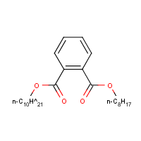 Octyl decyl phthalate formula graphical representation