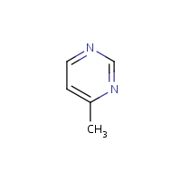 4-Methylpyrimidine formula graphical representation