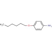 4-Hexyloxyaniline formula graphical representation