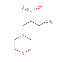 4-(2-Nitrobutyl)morpholine formula graphical representation