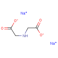 Glycine, N-(carboxymethyl)-, sodium salt formula graphical representation