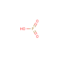 Metaphosphoric acid formula graphical representation