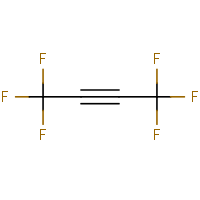 Hexafluoro-2-butyne formula graphical representation