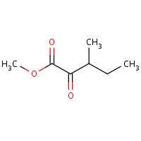 Methyl 2-oxo-3-methylpentanoate formula graphical representation