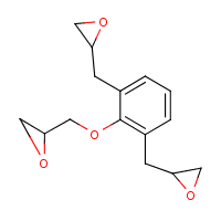 2,6-Diglycidylphenyl glycidyl ether formula graphical representation