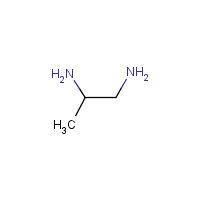 Propylenediamine formula graphical representation