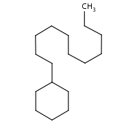 Undecylcyclohexane formula graphical representation