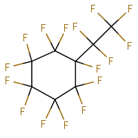 Perfluoroethylcyclohexane formula graphical representation