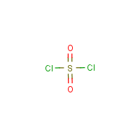 Sulfuryl chloride formula graphical representation
