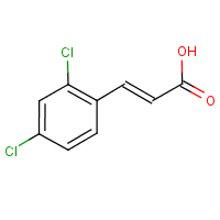 2,4-Dichlorocinnamic acid formula graphical representation