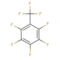 Octafluorotoluene formula graphical representation