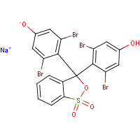 Sodium Bromophenol Blue formula graphical representation
