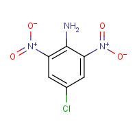 2,6-Dinitro-4-chloroaniline formula graphical representation