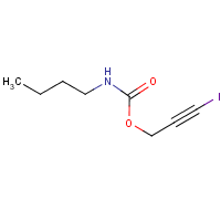 3-Iodo-2-propynyl butylcarbamate formula graphical representation