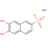 Sodium 2,3-dioxynaphthalene-6-sulfonate formula graphical representation